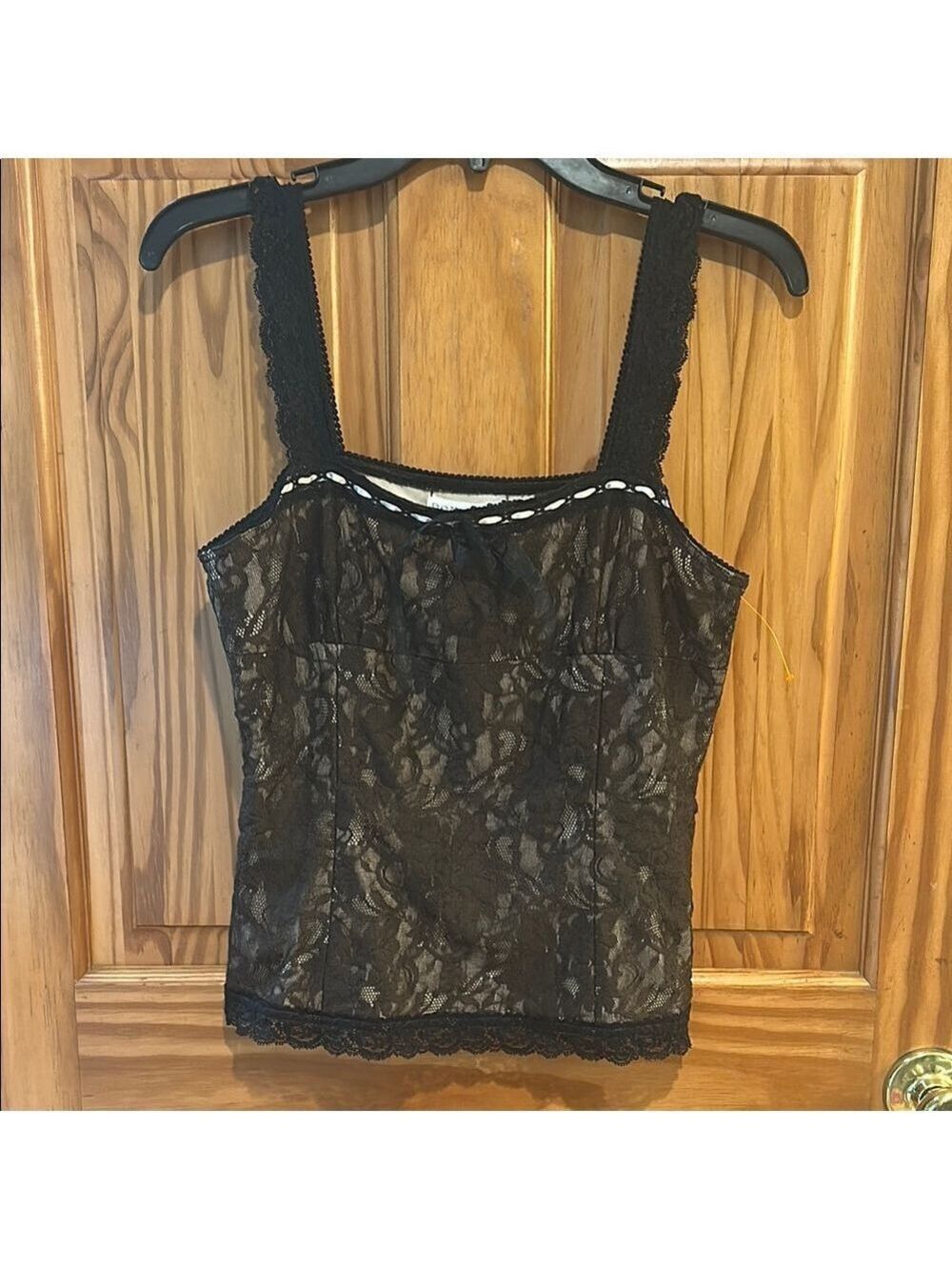 Elegant Black Lace Women's Top